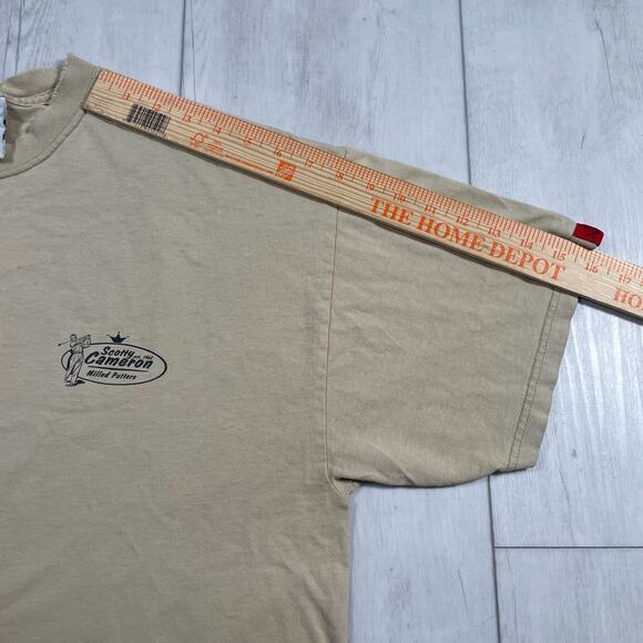 Vintage Titlest Scotty Cameron Fine Milled Putters Tee Shirt Made In USA XL - Picture 8 of 10